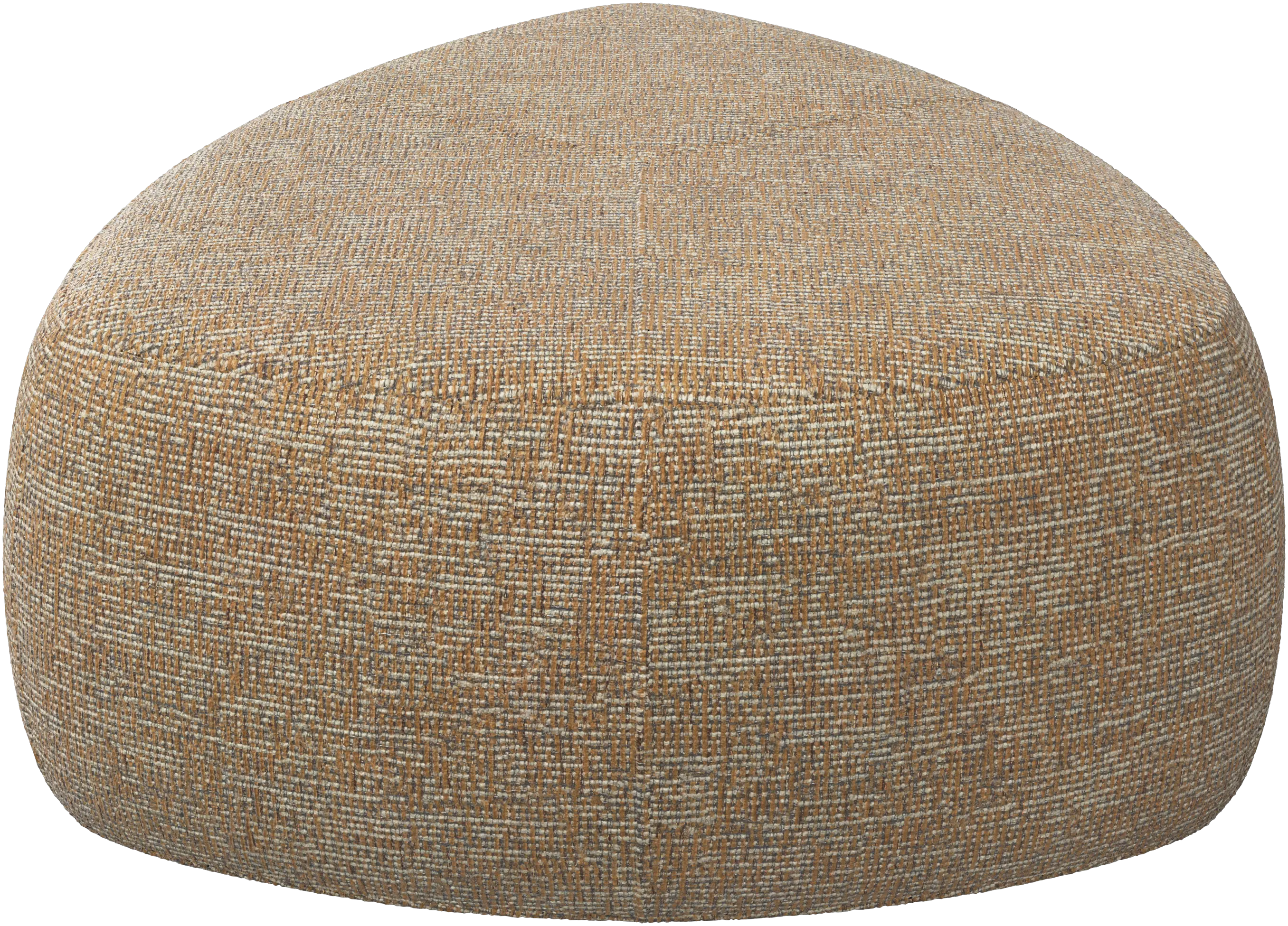 極美品 Boconcept EDEN サンドVelvet 円形オットマン デザイナーアームチェア | フットスツール&オットマン | ボー